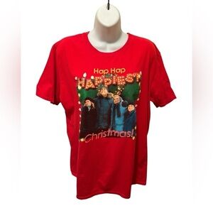 National Lampoon’s Christmas Vacation Graphic Tee L HAP HAP HAPPIEST CHRISTMAS